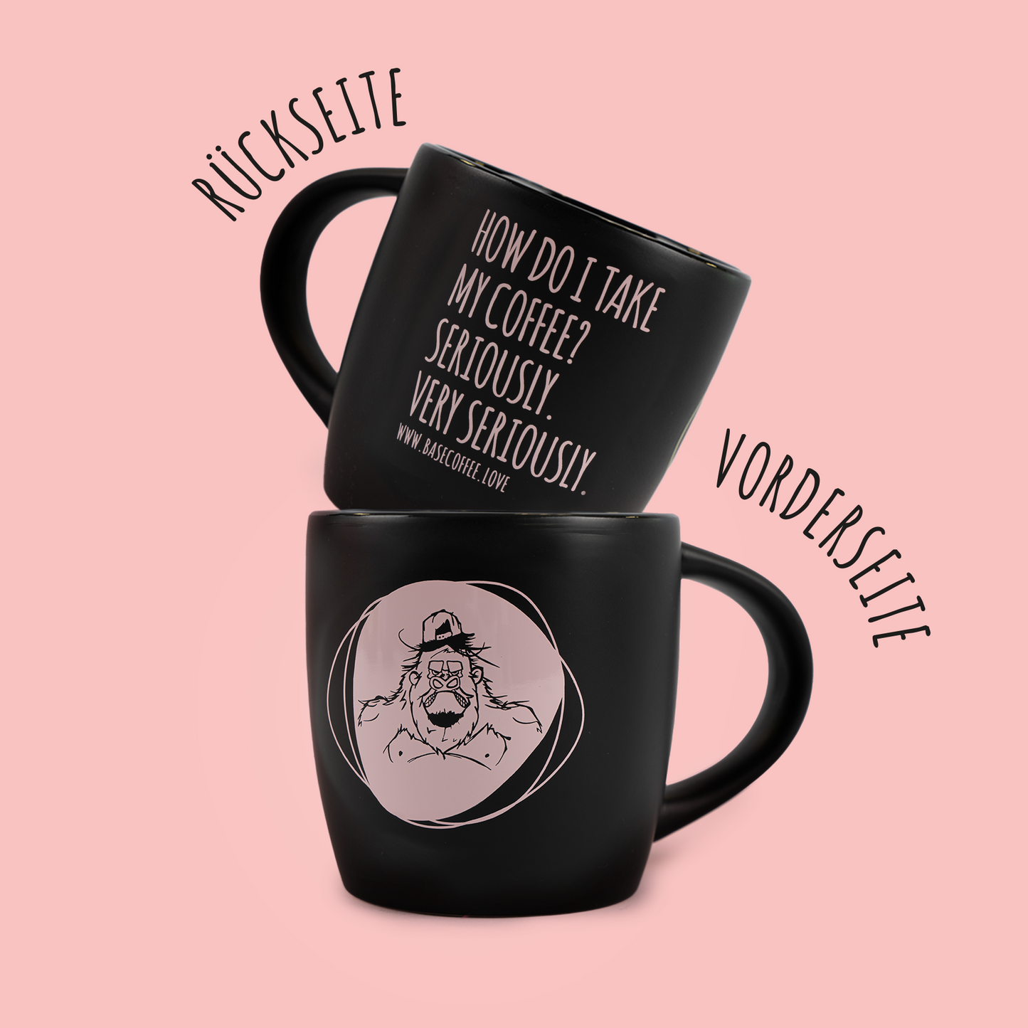 Grumpy-Gorilla Keramiktasse