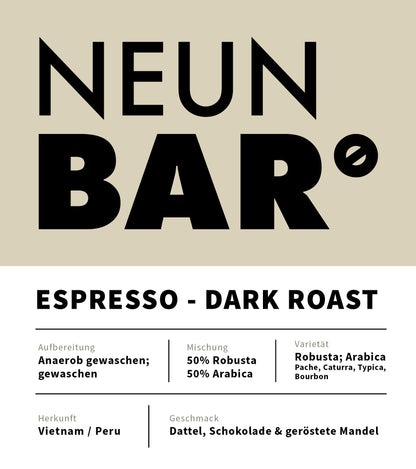 NEUN BAR DARK ROAST