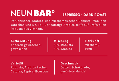 NEUN BAR DARK ROAST